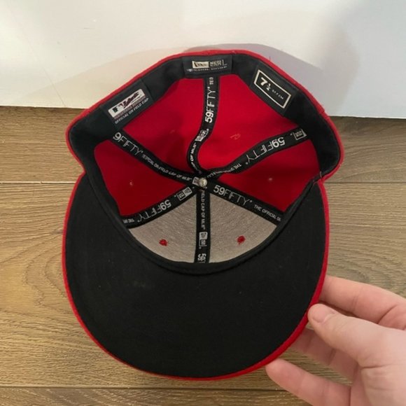 MLB 59 FIFTY Los Angeles Angels Cool Base Official On-Field Cap Baseball Hat - Picture 2 of 7